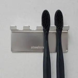 [NS홈쇼핑][스틸크래프트] 올스텐 칫솔걸이4구+치약면도기걸이[35611141]