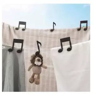 음표 빨래집게 빨래 얇은 이불 건조 다용도 귀여운 사진집게
