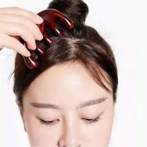 [골드스마일]원목 경락 마사지 판 괄사 바디 십자