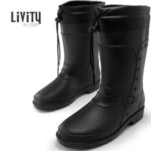 LIVITY 남성용 초경량EVA 방풍방수 카프형 방한털 고무장화 낚시화 RB439 60종작업화 털단화 트레킹화