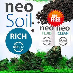 네오 컴팩트 NO CO2 리치 소일 3L 8L (플루이드 + 클린 무료 증)  / 수족관 어항 수조 ADA 장식품 수초 모스 새우 쉬림프 슈림프 CRS 구피 열대어 관상어 바닥재