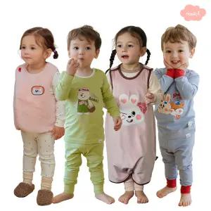 [코디아이] 유아 아동 가을 겨울 키즈 /내의/긴팔/싱글스판/티셔츠/실내복/상하복/셋업