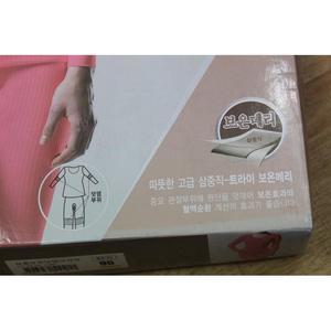 1 벌 TRY 덧댐보온메리 핑크 두꺼운 내의세트 관절  90 95 100 105  여자  진핑크  내복 갱수네  에어메리