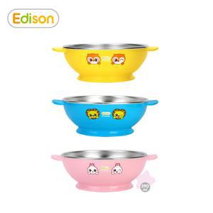 에디슨 프렌즈 논슬립 스텐 대접/공기 컵/유아식기/밥그릇/국대접/어린이/아동/식판/식기세트
