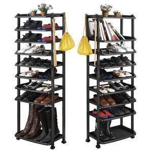 신발장 이동식 대형 9단 신발 정리대 좁은 현관 아파트