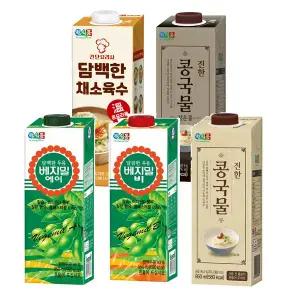정식품 진한 콩국물 950ml 4팩 / 콩국물 검은콩 A B 채소육수 950ml 인기상품 모음전