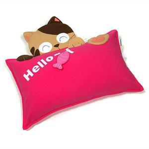 타마시로 핸드메이드 고양이 캐릭터 아동 주니어 베개커버