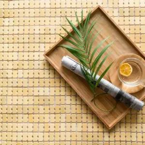 한빛카페트 내츄럴 여름 마작 소파패드 13mm 55x230cm 4인용