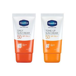 바세린 선크림 톤업 / 데일리 50ml x2개