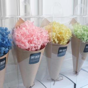 수국 프리저브드꽃다발 미디엄 사이즈/드라이플라워 졸업식꽃다발 학예회