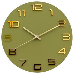 시그널 벽시계 올리브그린 무소음 인테리어 벽걸걸이시계 국내 자체생산(신상)