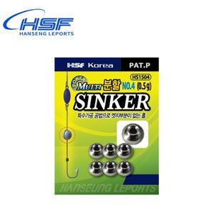 FL/한승레포츠 멀티 분할 싱커 (분할봉돌)
