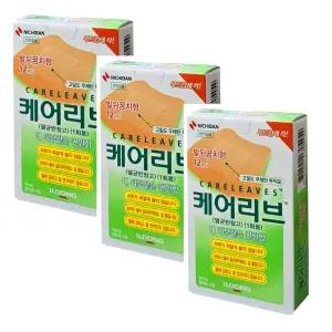 일동) 케어리브 발뒤꿈치용 (12개입) x 3팩 멸균 반창고
