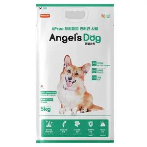 엔젤스독 5kg 꿀벌사료 관절/피부/장/면역관리사료