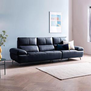 [자코모] 오딘 3.5인 슈렁큰 천연면피 소가죽 소파(전면가죽적용)