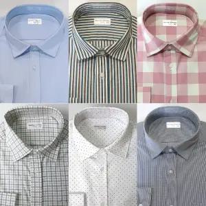 남성 와이셔츠 일반핏 정장 남자 남방 셔츠 긴팔 스트라이프 빅사이즈 선물 회사 면접 편한셔츠
