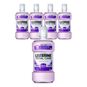 리스테린액 토탈케어 마일드, 750ml, 5개
