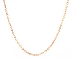 14K 심플 3푼 각줄 체인 목걸이 NPN25323
