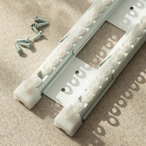 [스타일링홈]고급 커튼부자재 이중레일 화이트 7size