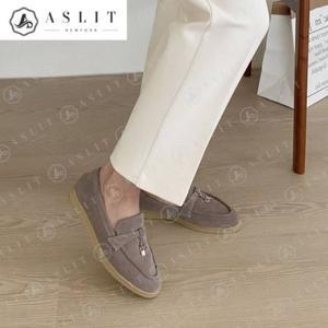 [기타][애슬릿] 안감 양털 천연 양 가죽 테슬 털 로퍼