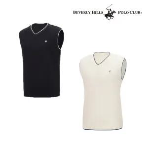 [비버리힐스폴로클럽]남성 다이아 V넥 니트조끼 VT081