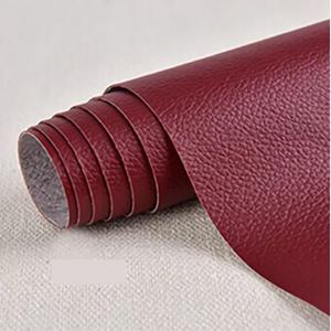 대형 인조가죽 소파 안마의자 교체 수리 리폼 수선 패치 스티커 시트지 레자 원단 50cm x 137cm - 와인
