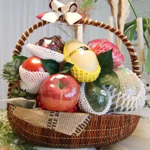 실속과일바구니10호/가락청과시장 등급높은과일 실속구성 출산 축하 인사 예단 문병 바구니