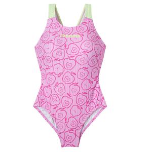 [레노마수영복](하남점)지퍼백 폴리백 2종 무상증정 여아동 애플 X백원피스 수영복/GF2C801PK