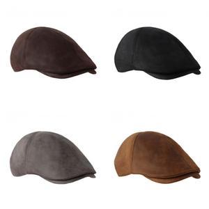 더블유씨 크랙가죽 플랫캡 헌팅캡 도리구찌 남자베레모 아미먼트모자