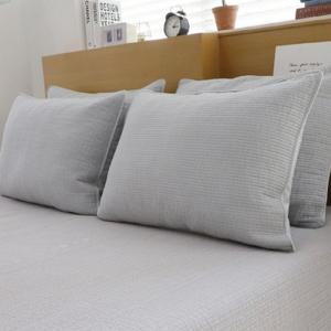 [텐바이텐]데코그램 오가닉 순면 줄누빔 피그먼트 베개커버