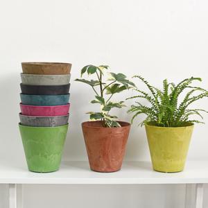 아트스톤 라운드클레어 플라스틱 화분