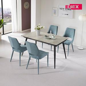 [ENEX][착불] 파블로 익스텐션 세라믹 4인 식탁세트(의자4개)