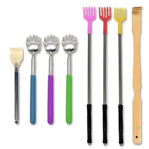 대나무 효자손 미니 안테나 풍자 길이조절 지압 손 해골 등긁개 접이식 휴대용 안마 죽비