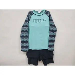 [레노마수영복](하남점)여아동 비치웨어 래쉬가드 팬츠 상하세트 GS19698