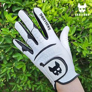 스컬독 반양피 골프장갑 핑거라인 남성 여성 왼손 장갑