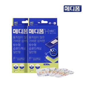 메디폼 H 밴드 일반형(7매) x 2개, 움직임 많은 방수밴드 습윤드레싱