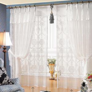 캐슬 망사 화이트 화사한 속지 커튼 거실 안방 침실 작은방 커텐