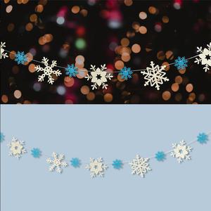 펠트 눈꽃 가랜드