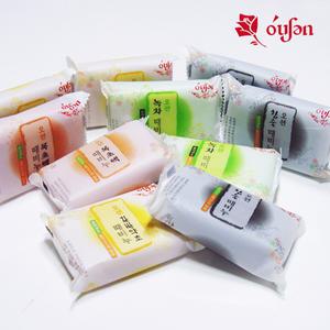 오션타올 종합 때비누 5장(한방2,녹차1,목초1,참숯1)/때필링 세안비누 세신비누 각질제거