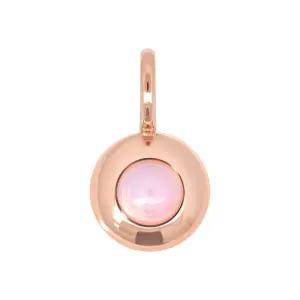 14K 탄생석 목걸이 펜던트 10월 핑크 오팔 큐빅