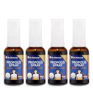 닥터내츄럴 프로폴리스 스프레이 30mlX4, 항산화,구강항균 호주산 고함량 원액