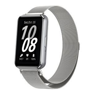 갤럭시 핏3 마그네틱 밀레니즈 스트랩 실버