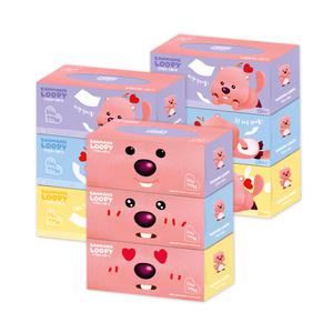 잔망루피 미용티슈 180매 3입x3개(총9개) 각티슈 휴지