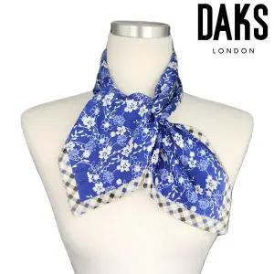 [롯데백화점]닥스 플라워패턴 면실크 손수건 DYR3002