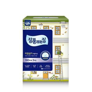 잘풀리는집 리얼실키 미용티슈 2겹 180매 6개