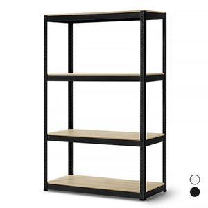 [에이치플러스몰]무볼트앵글90 4단 150 조립선반 다용도실진열 수납 랙 무타공선반