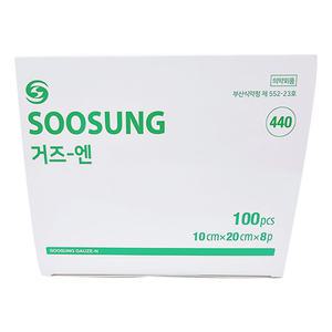 수성 접은거즈 10cmX20cmX8p 100매 의료용 드레싱