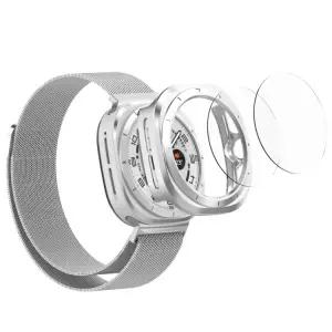 갤럭시워치 울트라 밀레니즈루프 메탈 스트랩 케이스 강화유리 세트