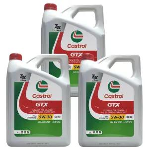 캐스트롤 GTX SQ C2/C3 5W30 6L x 3개 1박스 18L 가솔린 디젤 겸용 100% 합성 엔진오일 (SQ 업그레이드 신제품)