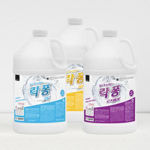 락퐁 욕실 화장실 청소세제 세정제 4Lx3 3가지향 세트